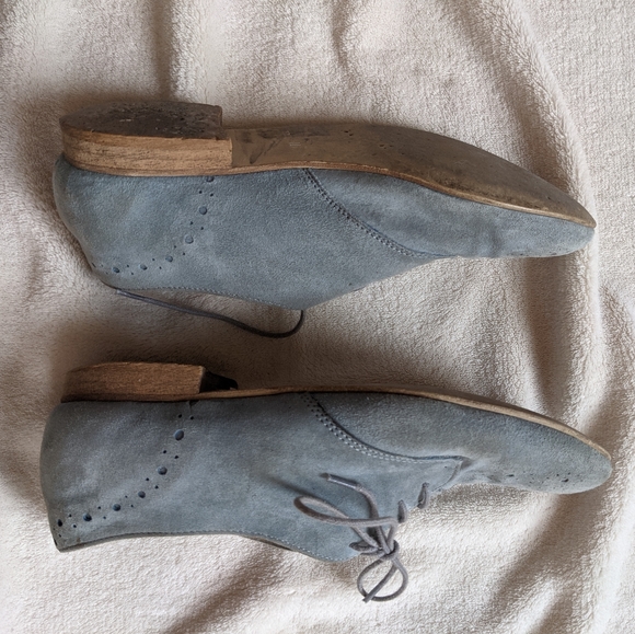 Minelli blue suede shoes - Picture 3 of 4